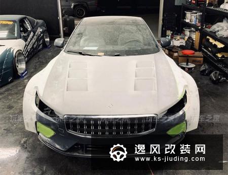 把游戏搬到现实 全球首例宽体沃尔沃Polestar 1改装完工