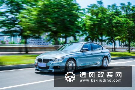 宝马3系水泥灰改装大片 小姨子清凉上阵当车模