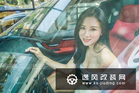宝马3系水泥灰改装大片 小姨子清凉上阵当车模