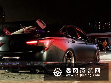 车友提别克威朗三厢版,不甘平庸改装全网首例气动低趴案例