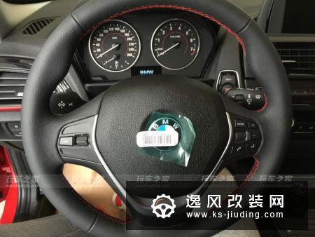 宝马1系改装鸣谢车主说原厂m双边单出排气