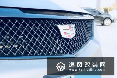 热衷于美式肌肉车，凯迪拉克ATSL改装战斗灰