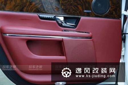 捷豹XJL全车内饰改装波尔多酒红 4年老豹焕发新生