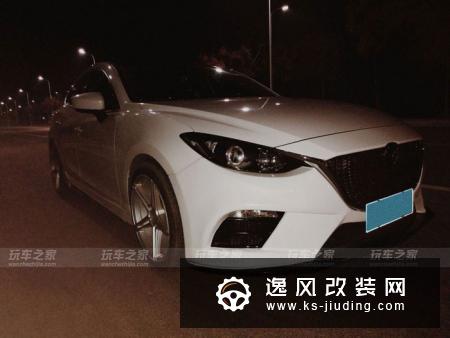 昂克赛拉三厢版改装案例 Apower包围/IFG5轮毂