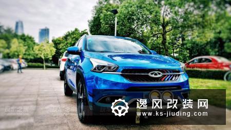奇瑞瑞虎7改装案例 国产SUV改装轮毂后也很好看