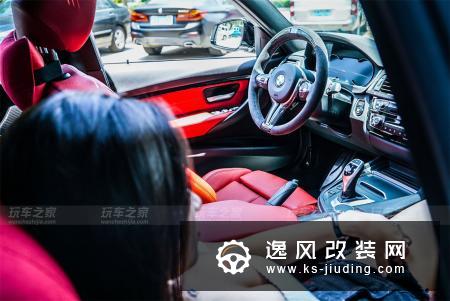 宝马3系水泥灰改装大片 小姨子清凉上阵当车模