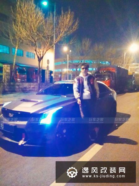 热衷于美式肌肉车，凯迪拉克ATSL改装战斗灰