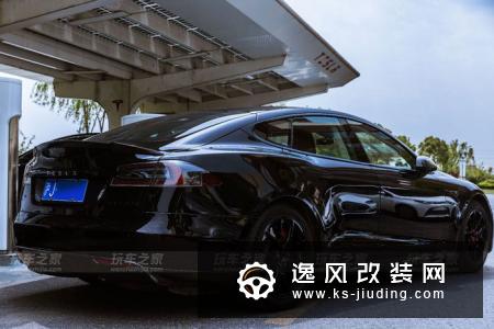 特斯拉Model S改装BBS锻造轮毂 黑武士风格更迷人