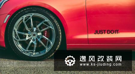 凯迪拉克ATS-L改装兰博基尼款轮毂 骚气珊瑚橙改色