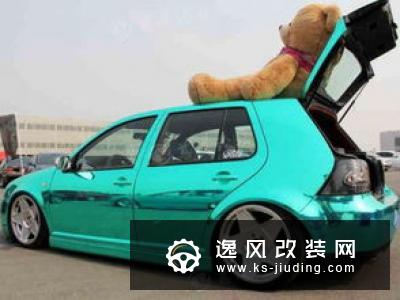 大众高尔夫嘉旅改装 border S1绞牙避震