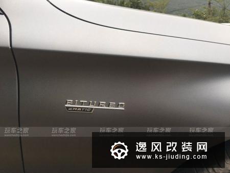 奔驰C200月光石灰改装进化AMG C43