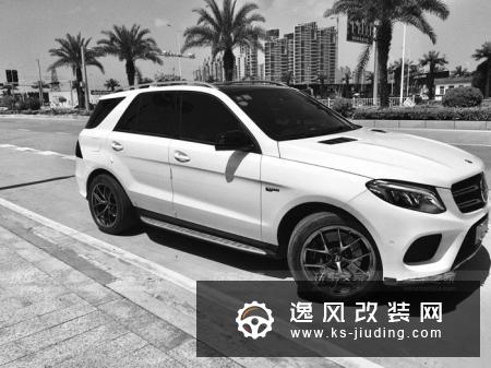 只为加宽轮胎 奔驰GLE450改装20寸BBS Rl-D轮毂