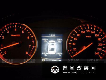 吉利博瑞改装19寸大轮毂 245/40超薄轮胎