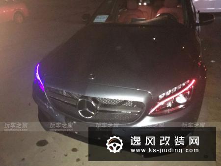 奔驰C200月光石灰改装进化AMG C43
