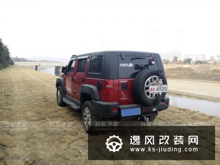北京BJ40越野改装案例 12000磅绞盘装车