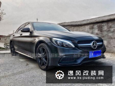 喜欢黑武士风格的你 这辆奔驰C200值得一看