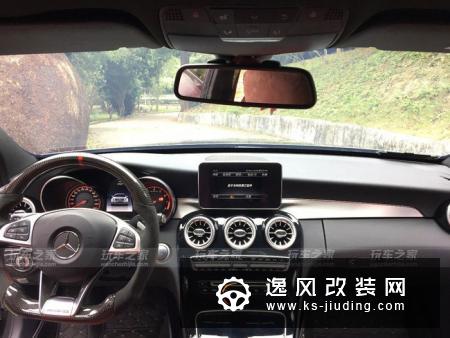 奔驰C200月光石灰改装进化AMG C43