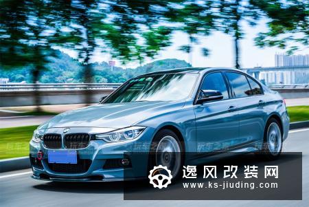 宝马3系水泥灰改装大片 小姨子清凉上阵当车模