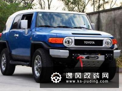 北京BJ40越野改装案例 12000磅绞盘装车