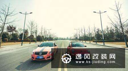 凯迪拉克ATS-L改装兰博基尼款轮毂 骚气珊瑚橙改色