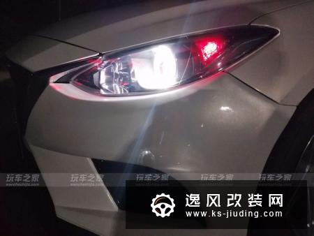 昂克赛拉三厢版改装案例 Apower包围/IFG5轮毂
