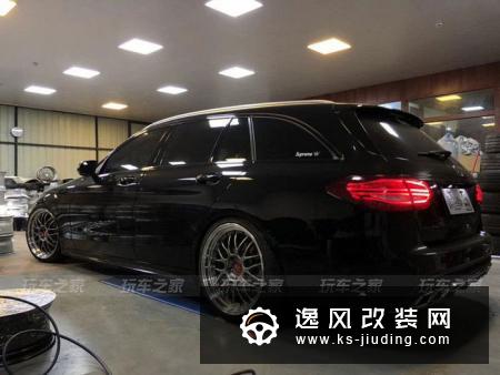 瓦罐爱好者 奔驰C200旅行版改装低趴案例