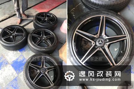 提车时4S店就送无钥匙进入和电尾门,我如果不是为了装6活塞卡钳,真的不想换这套轮毂
