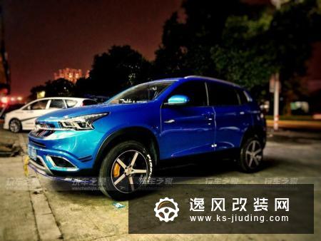奇瑞瑞虎7改装案例 国产SUV改装轮毂后也很好看