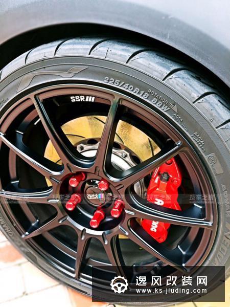 MINI COOPER S改装SSR轮毂 AP Racing刹车 NM短簧