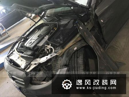 一次剐蹭引发的改装，奔驰C200改装升级