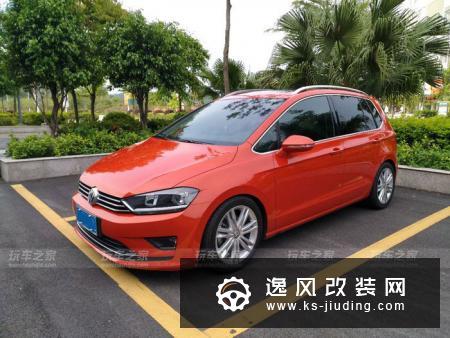 大众高尔夫嘉旅改装 border S1绞牙避震