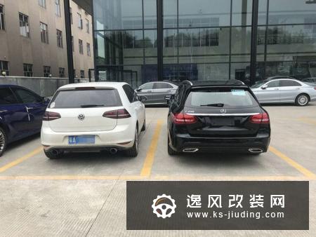 瓦罐爱好者 奔驰C200旅行版改装低趴案例