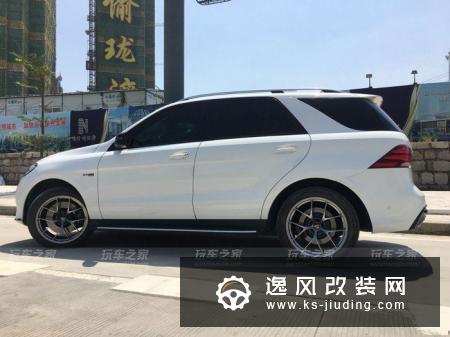 只为加宽轮胎 奔驰GLE450改装20寸BBS Rl-D轮毂