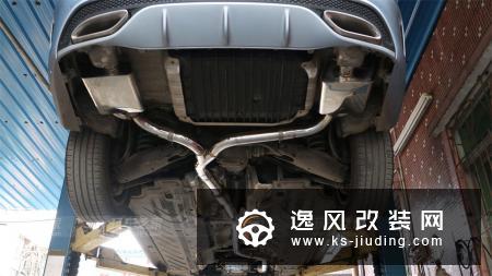 新款奔驰C200 W205改装CENDE森德排气
