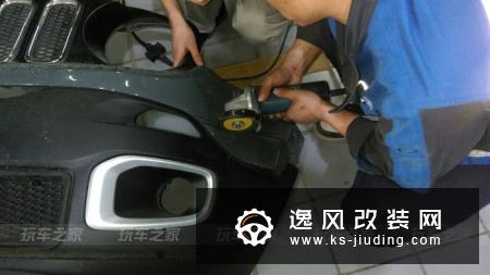 Jeep自由侠改装AVID 1.4T专用前杠 增加了接近角