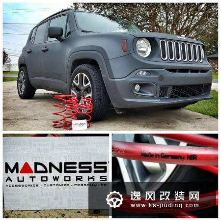 买了辆Jeep自由侠玩改装，不改升高玩起了宽体低趴风格