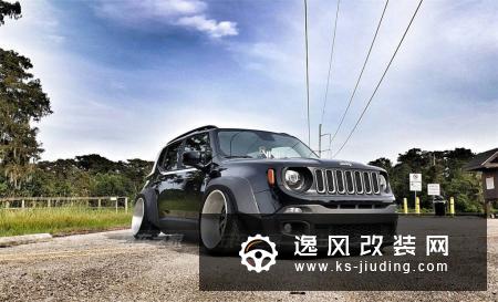 买了辆Jeep自由侠玩改装，不改升高玩起了宽体低趴风格