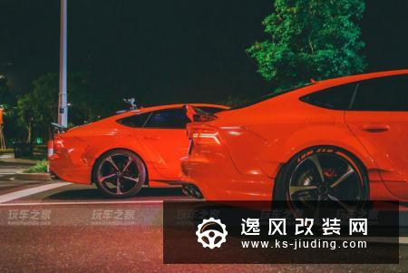 奥迪A7的华丽升级RS7 爆改血色宽体