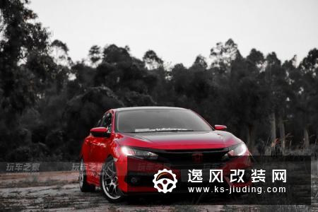 手动红色十代思域坎坷的改装之路