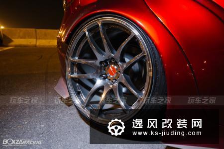 斯巴鲁翼豹化身血色恶魔 全车改装定制宽体