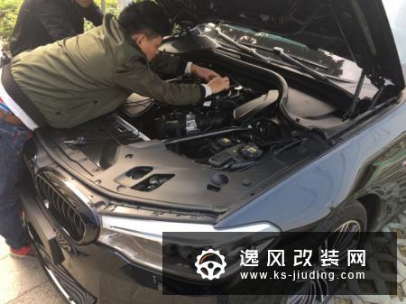 2018款宝马5系G38改装案例 低调黑武士