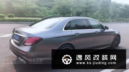 顶住压力提奔驰E300L，改装E63S包围后回头率百分百