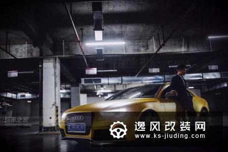 红到外国的网红奥迪A5改装车，定制宽体打造有个性的改装车