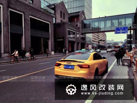 红到外国的网红奥迪A5改装车，定制宽体打造有个性的改装车
