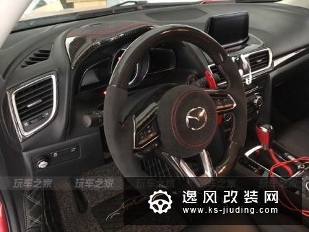 没有气动和宽体，这辆昂克赛拉同样改装得非常帅气