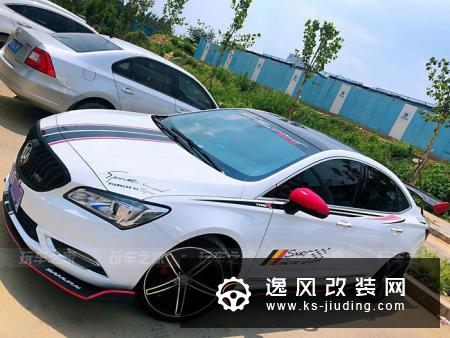 车友提别克威朗三厢版，不甘平庸改装全网首例气动低趴案例