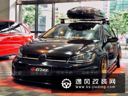 东航空少患上“恐高症”精心改装高尔夫，打造低趴黑武士