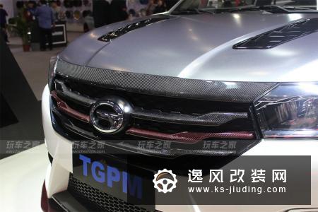 传祺GS4觅影者改装车实拍 个性碳纤维/外观运动化