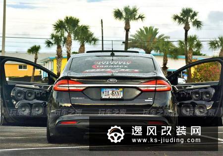 新蒙迪欧改装气动案例 20寸轮毂加持回头率更高