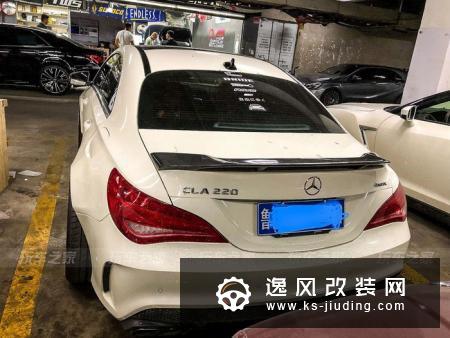 车友花了二十多万给CLA改装宽体 又入手了一辆GTR R35